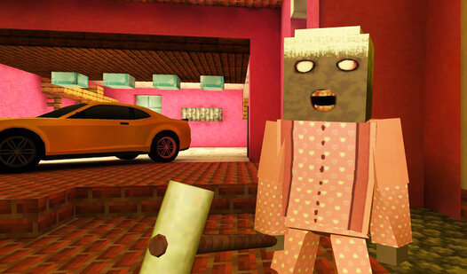 Game Screenshot Granny vs Nubik. Escape from the Pink House