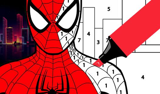 Game Screenshot Spider-Man Wonder Coloring