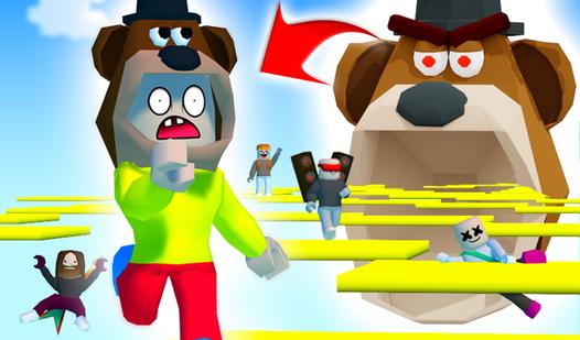 Game Screenshot Obby: Escape from the Running Head!