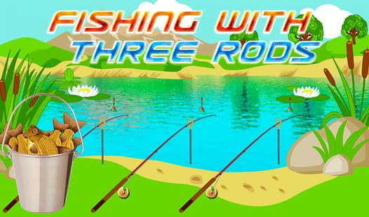 Game Screenshot Fishing with three rods