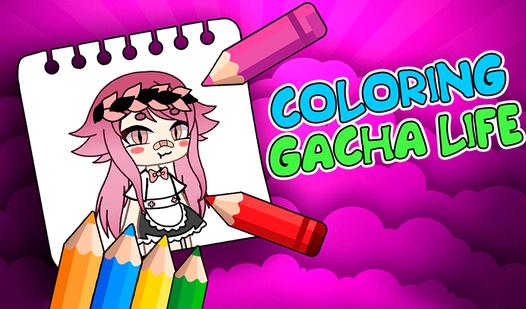 Game Screenshot Coloring Gacha Life