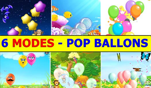 Game Screenshot Pop ballon kids