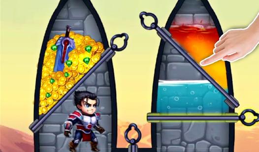 Game Screenshot Hero Rescue: Pull the Pin Puzzle