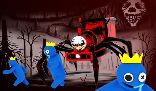 Game Screenshot Choo Choo Charles and Rainbow Friends