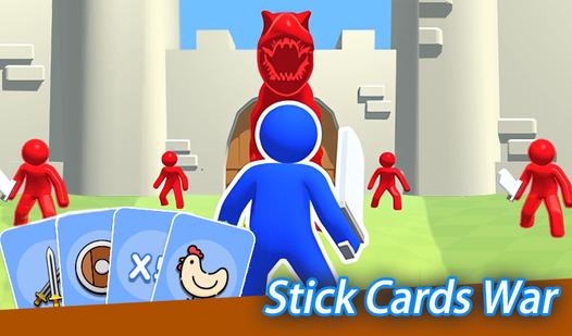 Game Screenshot Stick Cards War