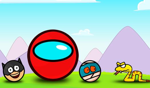 Game Screenshot Red ball vs snakes