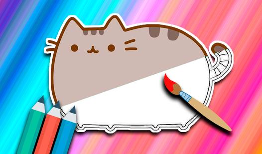 Game Screenshot Coloring Pusheen the Cat