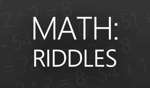 Game Screenshot Math: Riddles