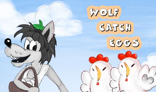 Game Screenshot Wolf catch eggs