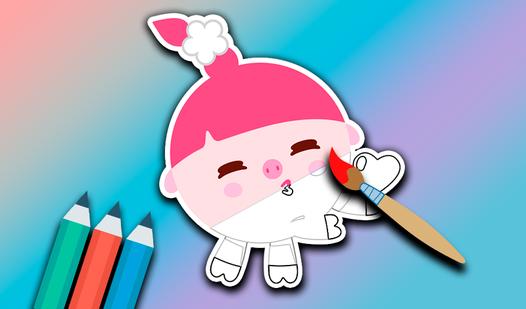 Game Screenshot Раскрась Малышариков