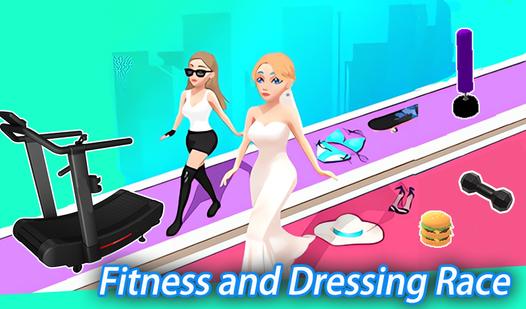 Game Screenshot Fitness and Dressing Race