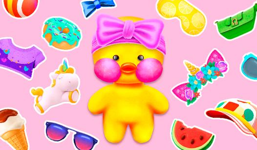 Game Screenshot Lalafanfan Duck Stylist: Dress Up