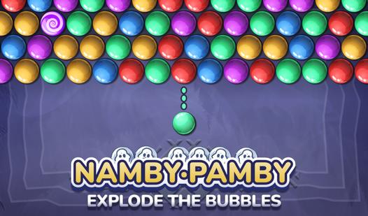 Game Screenshot Namby-Pamby Explode the bubbles