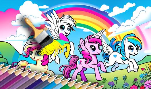 Game Screenshot Color Game - My little pony, for kids