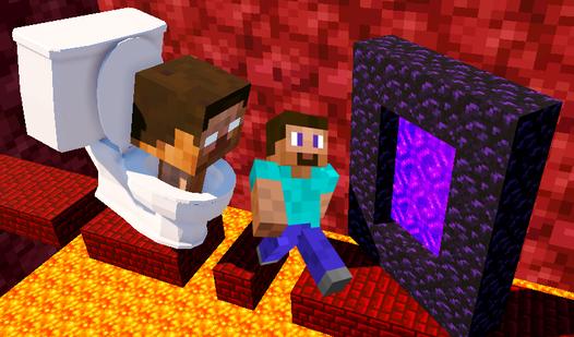 Game Screenshot Noob Parkour: Skibidi Toilet