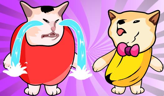 Game Screenshot Mix Banana Cat Meme