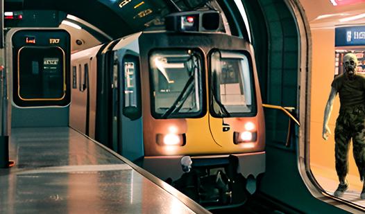 Game Screenshot Zombie Hunt: Metro Simulator 3D