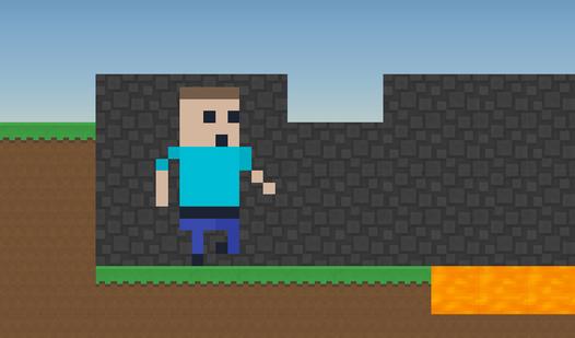 Game Screenshot Нубик 2D: Паркур до кровати