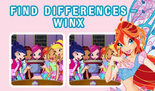 Game Screenshot Find Differences - Winx