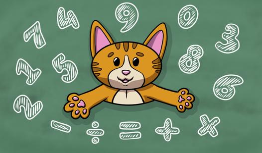 Game Screenshot Учимся с котиком. Математика.