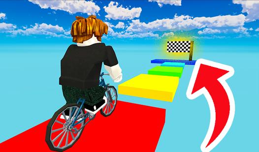 Game Screenshot Obby but You're on a Bike