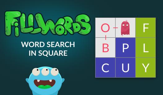 Game Screenshot Fillwords word search in square