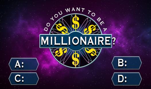Game Screenshot Do you want to be a millionaire?