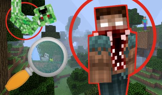 Game Screenshot Find Creepypasta from Mine!