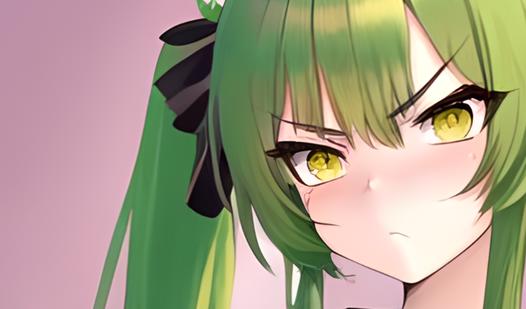 Game Screenshot Clicker make anime girl work!