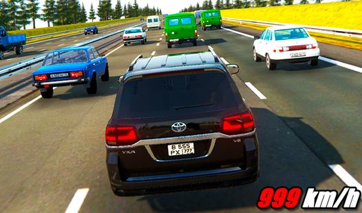 Game Screenshot Checkers in traffic on Camry 3.5!