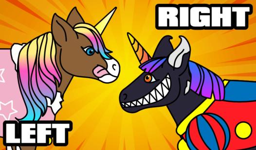 Game Screenshot Left or right? Pony creator