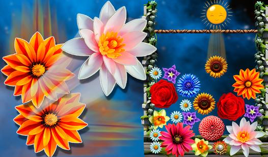 Game Screenshot Merge flowers 2048