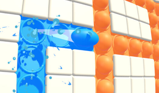 Game Screenshot Colored bubbles - перекрась все шарики