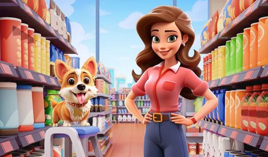 Game Screenshot Goods sort: Perfect Shelf