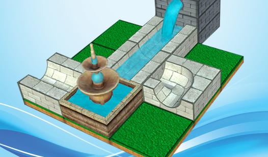 Game Screenshot 3D water puzzle