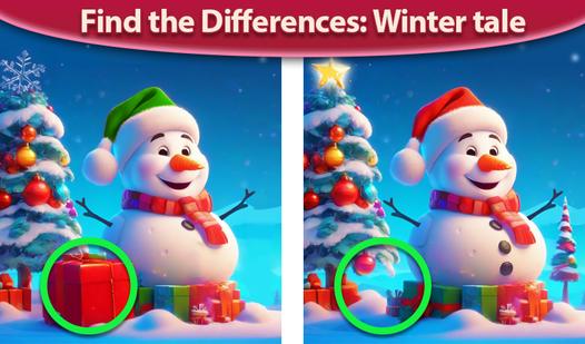 Game Screenshot Find the Differences: Winter tale