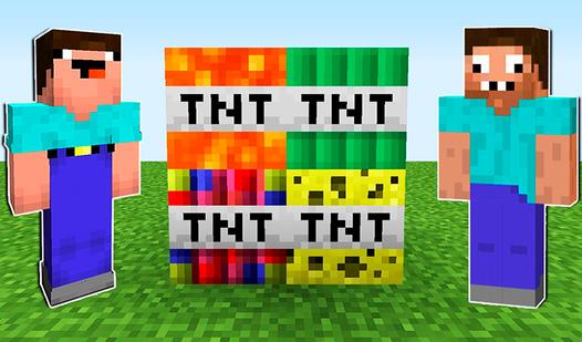 Game Screenshot Mine Noob Fuse vs Herobrine Craft Block