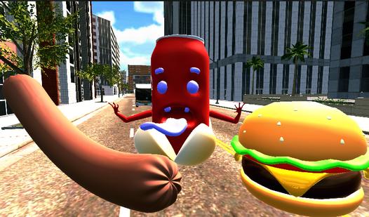 Game Screenshot Sausage vs Burger - Zombie Cola