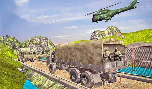 Game Screenshot US Army Military Truck Driving