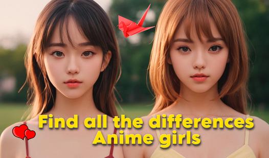 Game Screenshot Find all the differences. Anime girls.
