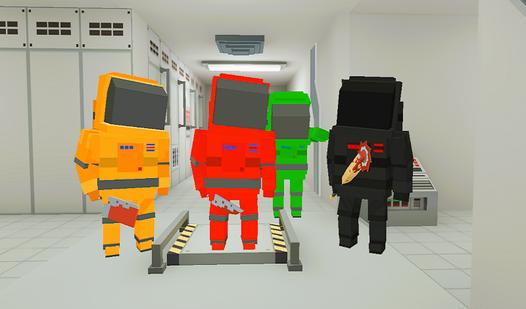 Game Screenshot Imposter among you. The ship is Amongus