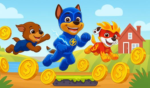 Game Screenshot Щенячий Патруль - Маршалл Скай Гонщик Эверест