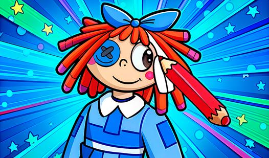 Game Screenshot Coloring: Digital Circus, Toys, Dinosaurs