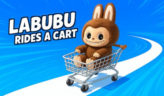 Game Screenshot Labubu Rides a Cart