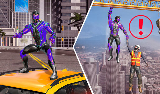 Game Screenshot Super Man Rope