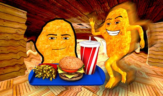 Game Screenshot Omega Nugget: Grab something to eat