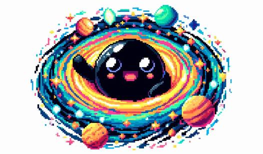 Game Screenshot Merge Planets: Black Hole Absorption