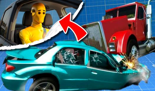 Game Screenshot Crash tests of cars with airbags