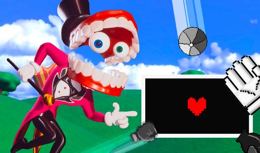 Game Screenshot Battle with Caine. Undertale