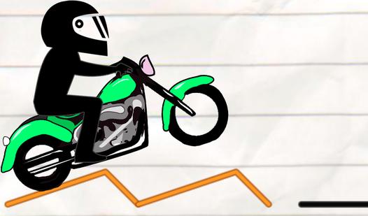 Game Screenshot On a Motorcycle